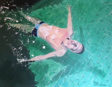 Original Expressionism Water Paintings by Pallieter Deseck