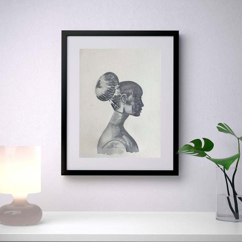 Original Conceptual Fashion Painting by Pallieter Deseck