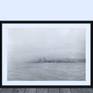 Art presented in a black frame (sold with white one)
