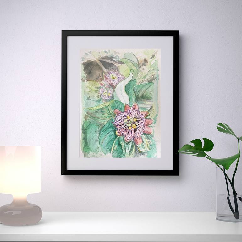Original Expressionism Botanic Painting by Pallieter Deseck