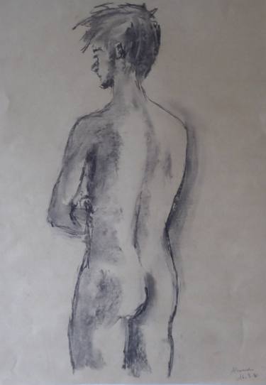 Original Figurative Nude Drawings by Marie Baysset
