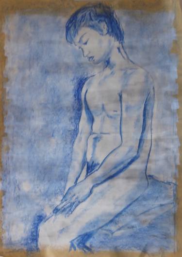 Original Nude Drawings by Marie Baysset