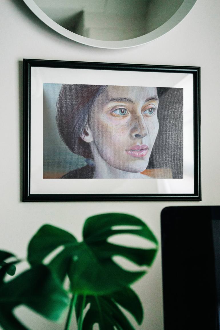 Original Photorealism People Drawing by Ben Newall