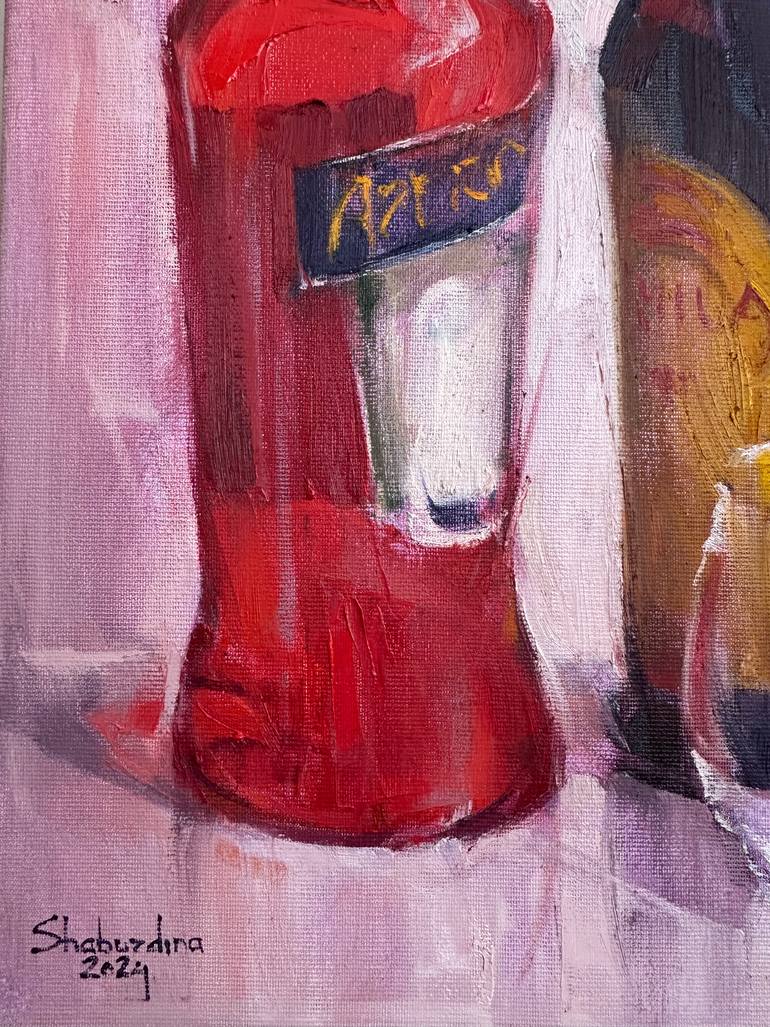 Original Art Deco Still Life Painting by Alena Shaburdina