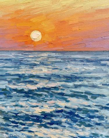 Sea sketch. Sunset thumb