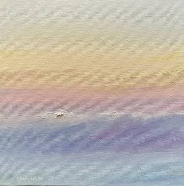Sea sketch. Sky after sunrise thumb
