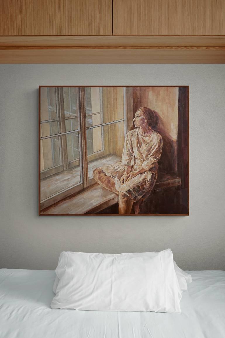 Original Conceptual Women Painting by Alena Shaburdina
