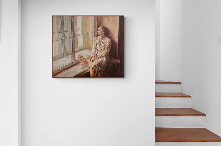 Original Conceptual Women Painting by Alena Shaburdina