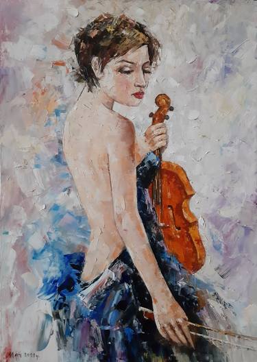 Print of Figurative Music Paintings by Mar Art