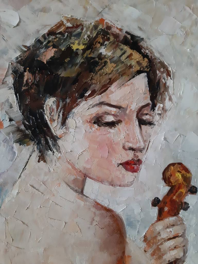 Original Figurative Music Painting by Mar Art