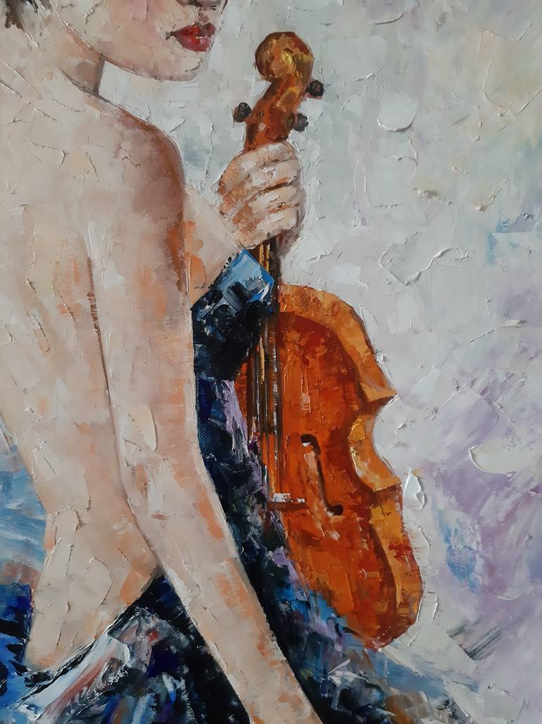 Original Figurative Music Painting by Mar Art