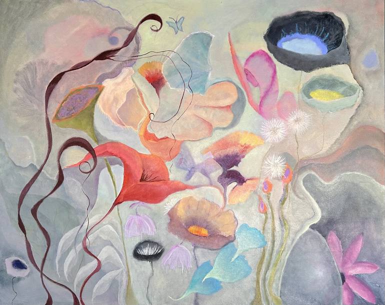 Print of Conceptual Abstract Paintings by Deborah Kadagian