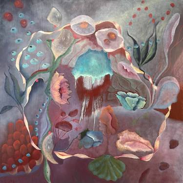 Original Surrealism Fantasy Painting by Deborah Kadagian
