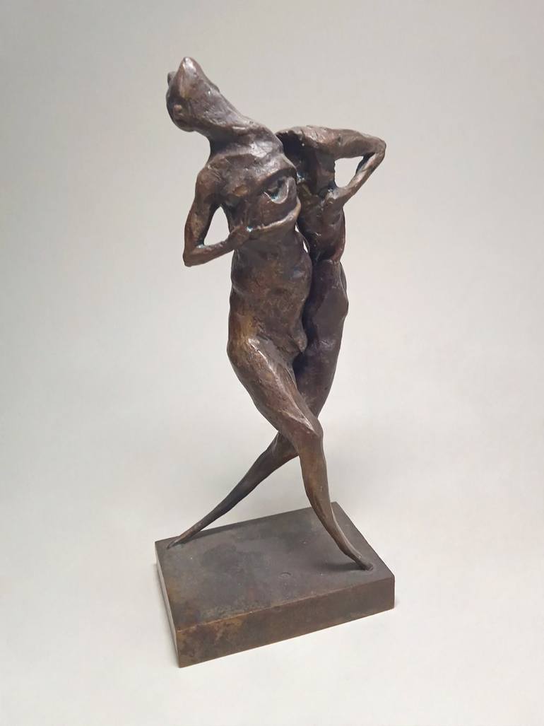 Abstract Bronze Sculpture Enlightenment By Dmitry Shevchuk Sculpture 