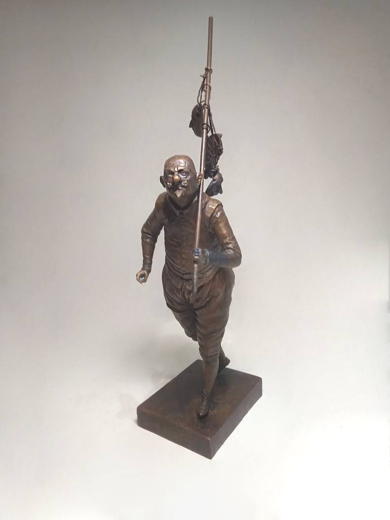 Original Art Deco People Sculpture by Art Dom