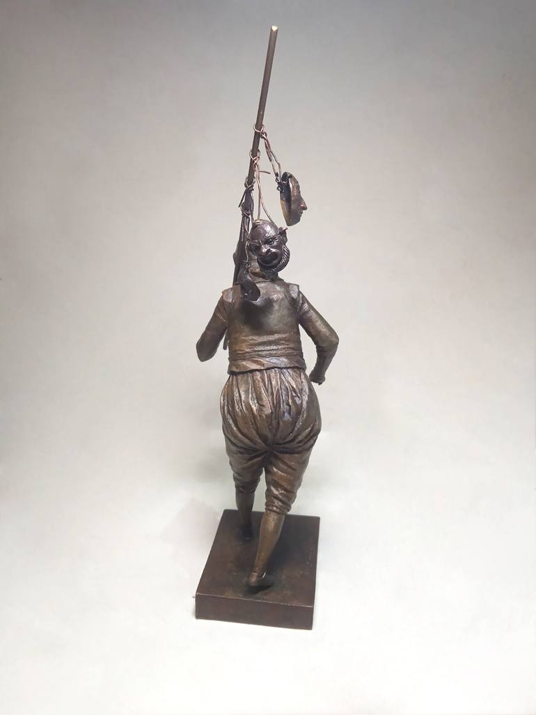 Original Art Deco People Sculpture by Art Dom