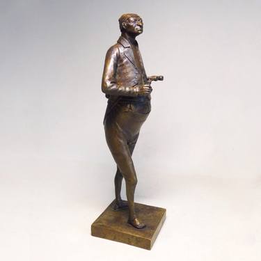 Original Art Deco Men Sculpture by Art Dom