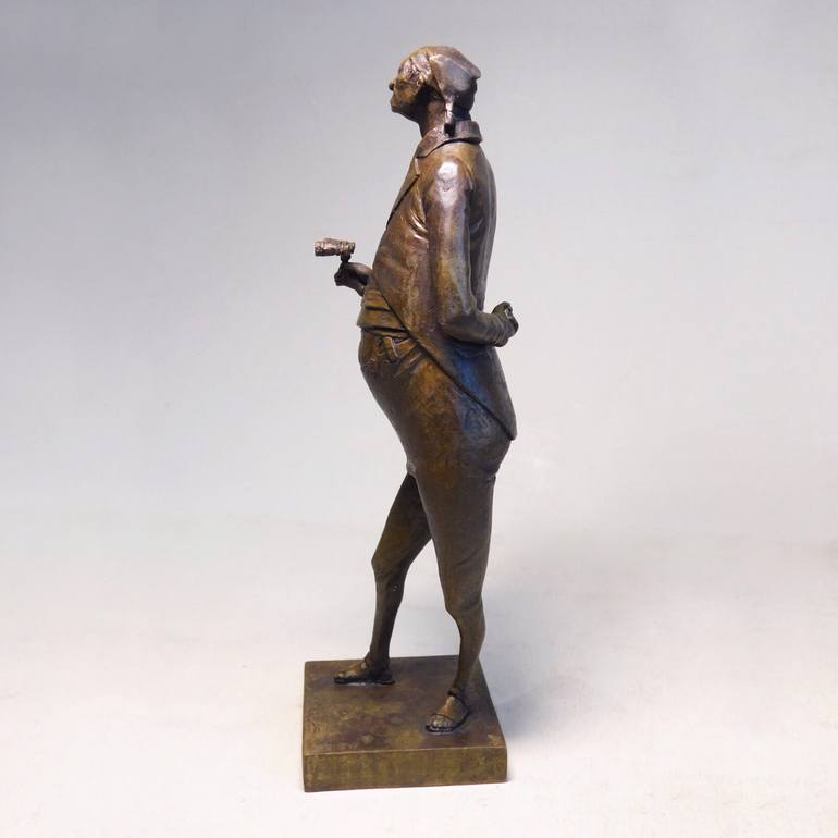 Original Art Deco Men Sculpture by Art Dom