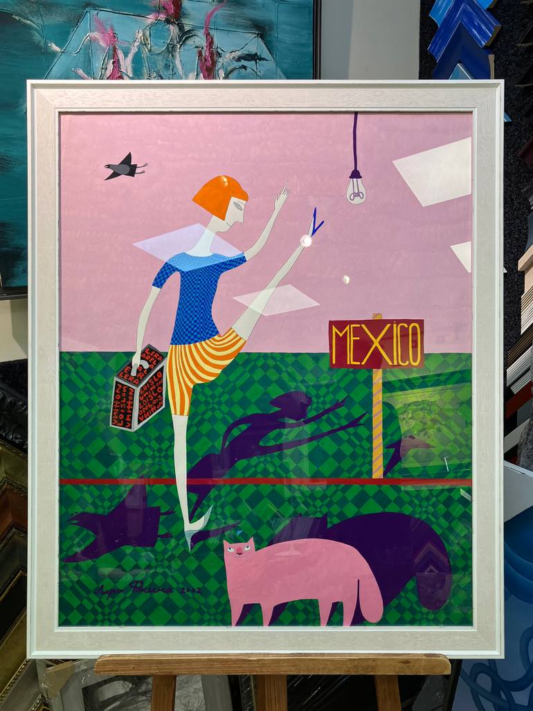 Original Abstract Fashion Painting by Art Dom