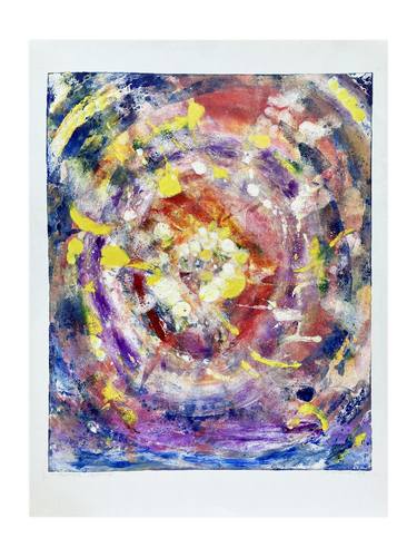Original Abstract Expressionism Abstract Mixed Media by Art Dom