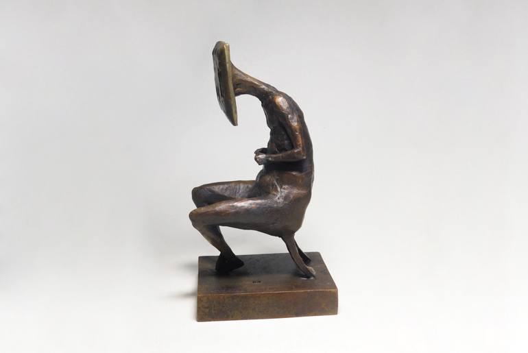 Original Abstract Performing Arts Sculpture by Art Dom