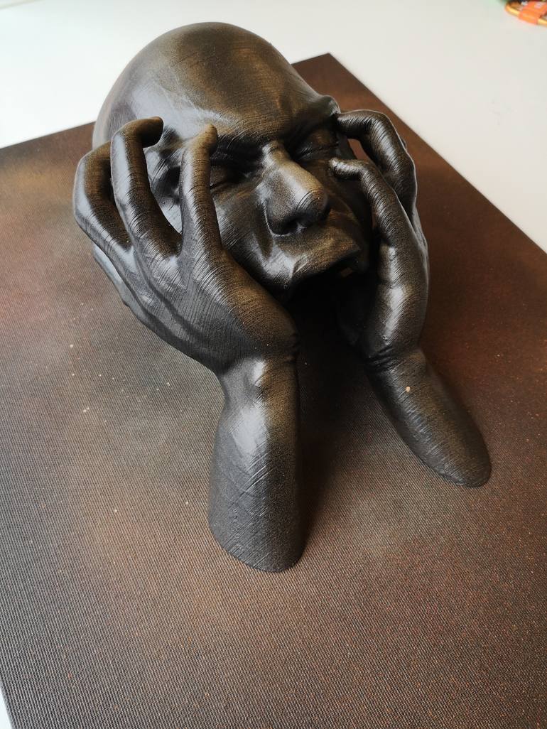 Original Expressionism People Sculpture by Brother X art