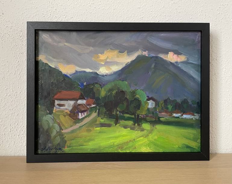 Original Impressionism Landscape Painting by Aleksandra Pavlova