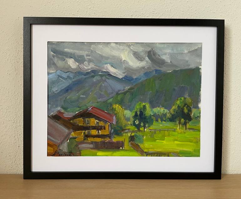 Original Impressionism Landscape Painting by Aleksandra Pavlova