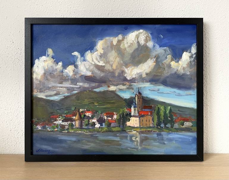 Original Impressionism Landscape Painting by Aleksandra Pavlova