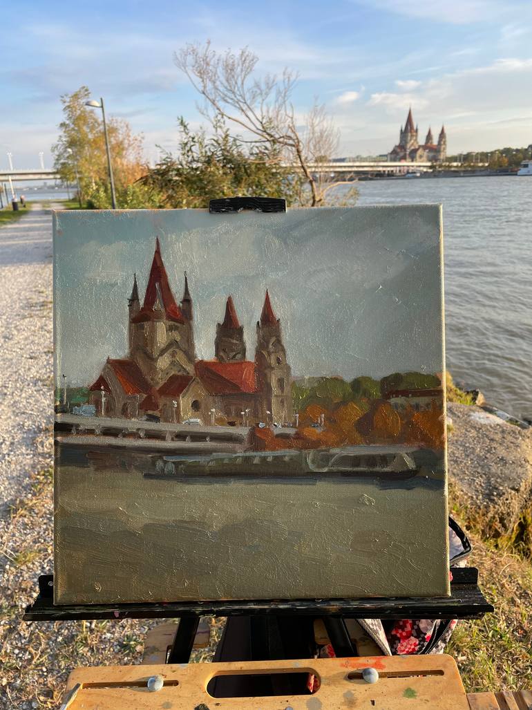 Original Realism Landscape Painting by Aleksandra Pavlova