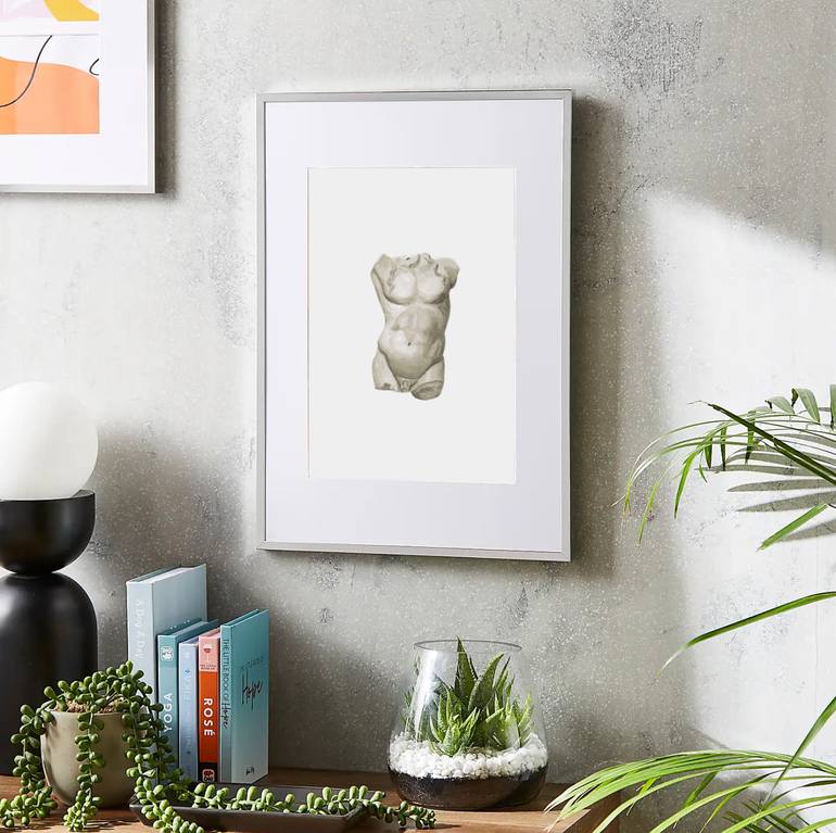 Original Minimalism Classical Mythology Painting by Kyle Roberts