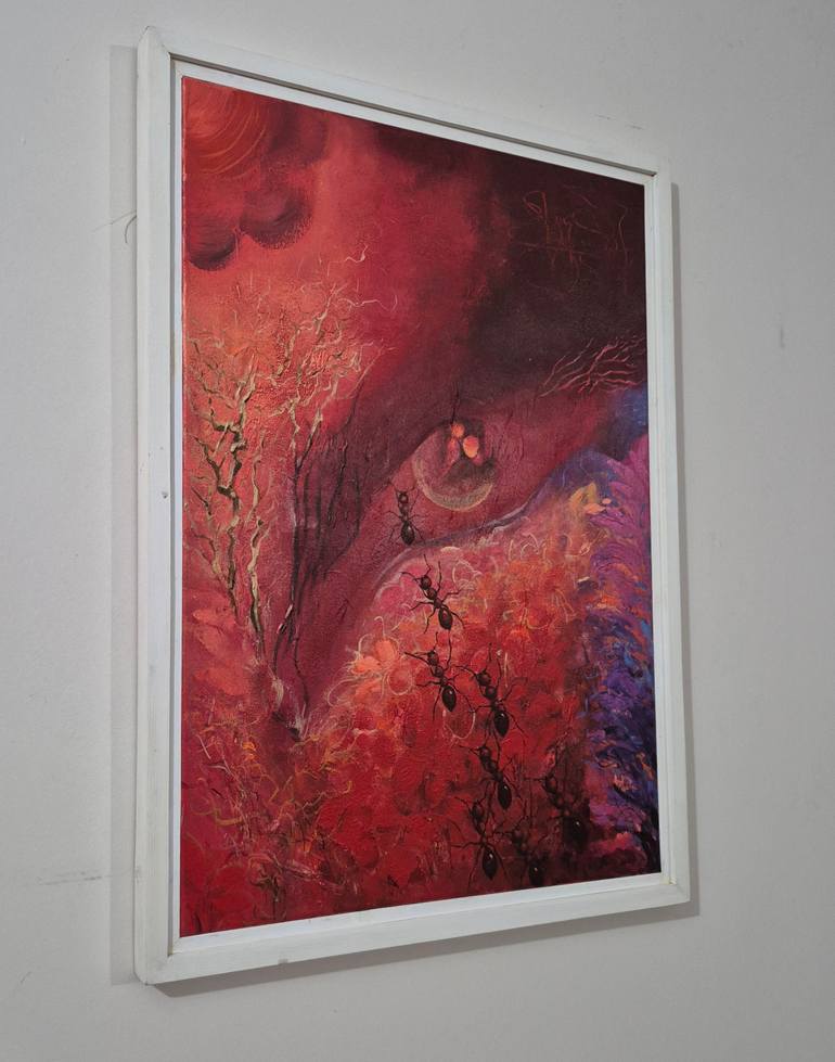 Original Abstract Painting by Shahnaz Sultana