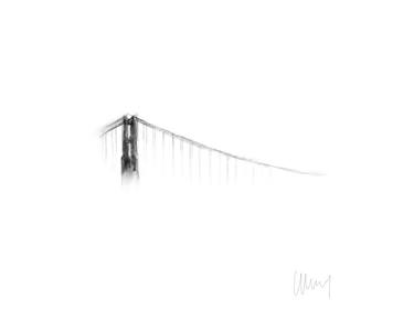 Golden Gate Bridge in the Fog thumb