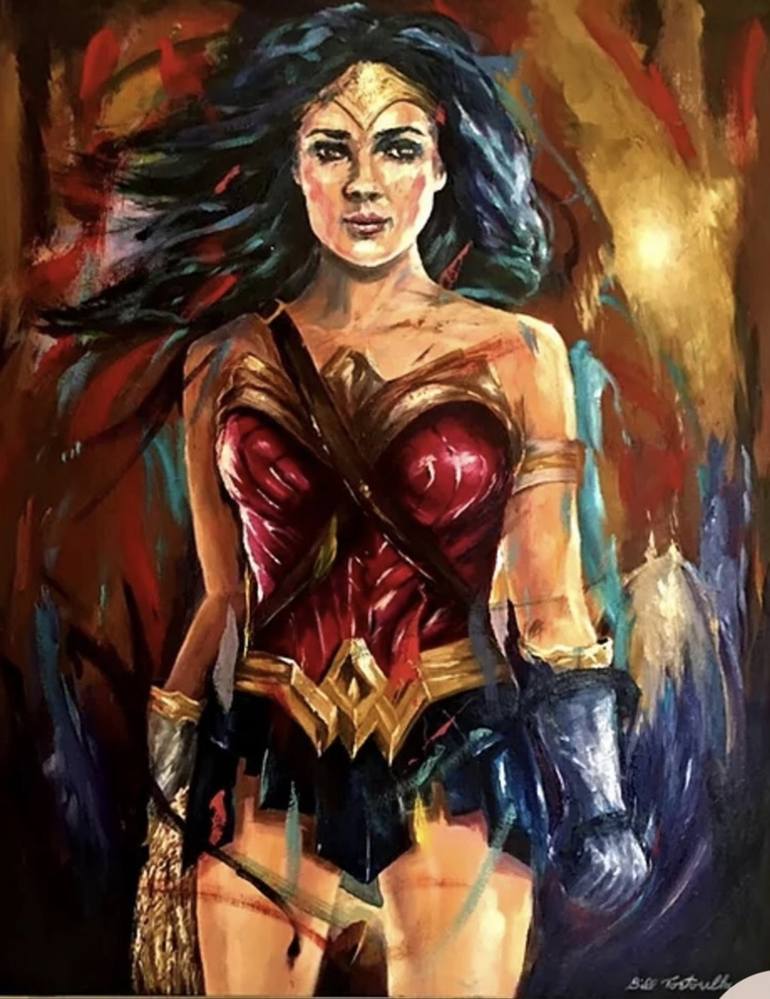 Wonder Woman Painting by William Tortorella Saatchi Art