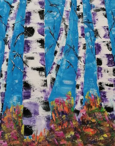 Print of Abstract Nature Paintings by Jozica Fabjan