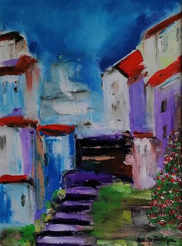 Print of Abstract Travel Paintings by Jozica Fabjan