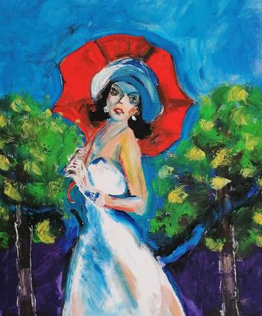 Print of Fashion Paintings by Jozica Fabjan