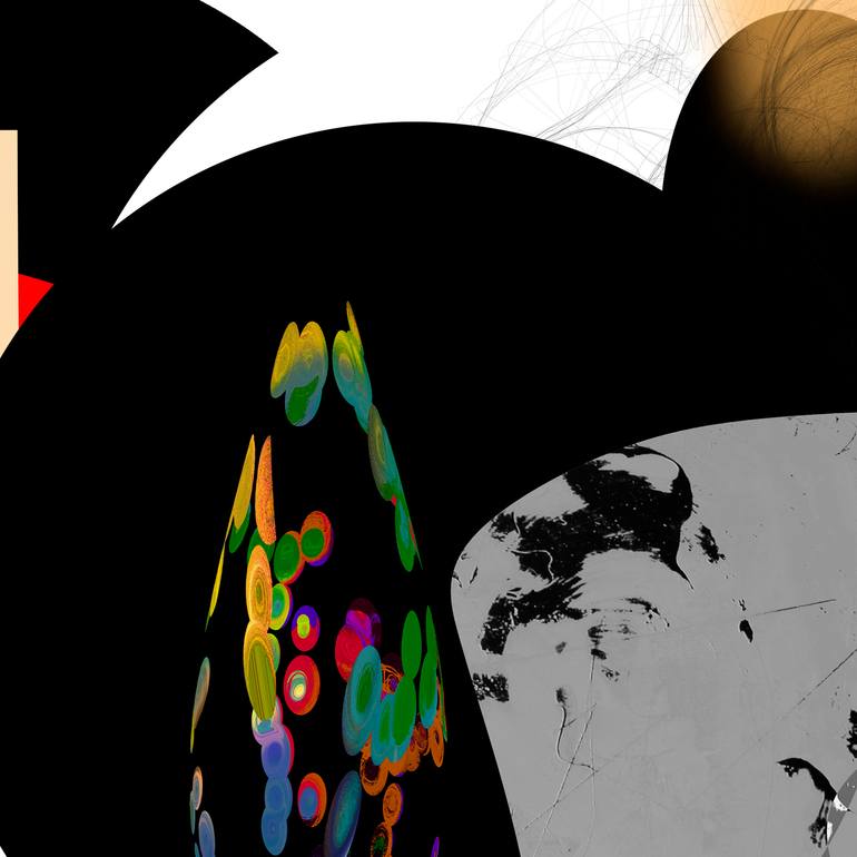 Original Abstract Expressionism Abstract Digital by Mary Ness