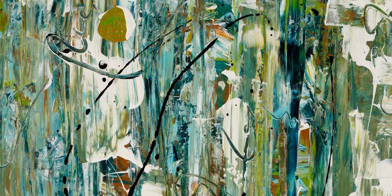 Original Abstract Expressionism Abstract Painting by Mary Ness