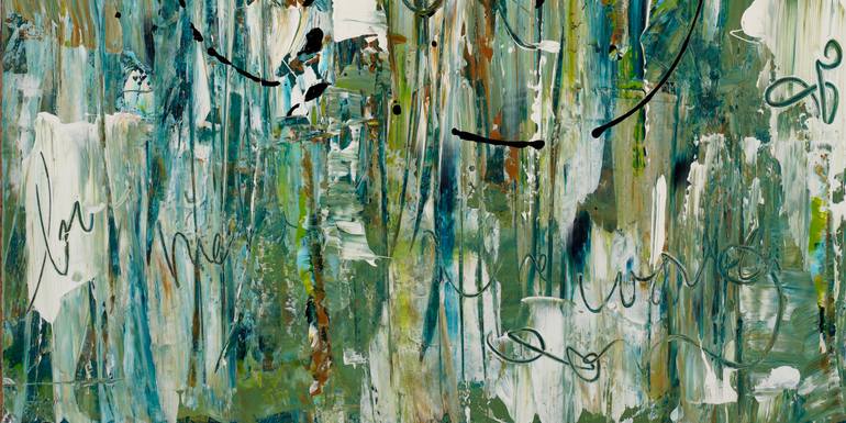 Original Abstract Expressionism Abstract Painting by Mary Ness