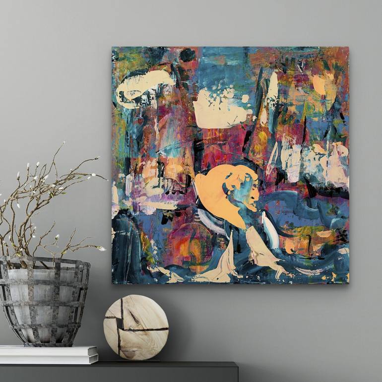 Original Abstract Painting by Mary Ness