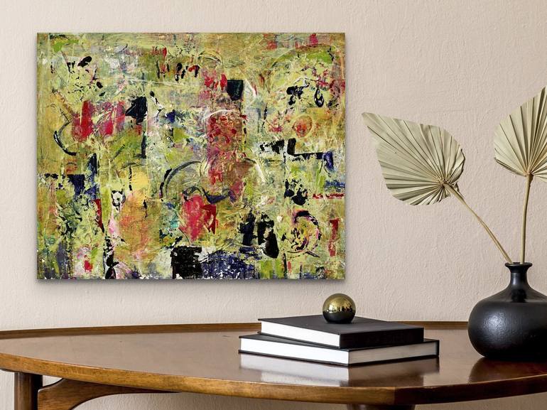 Original Abstract Painting by Mary Ness