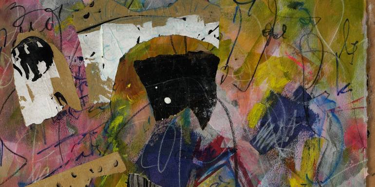 Original Abstract Expressionism Abstract Painting by Mary Ness