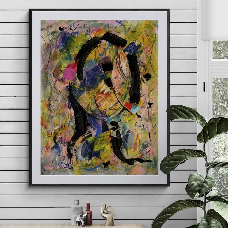 Original Abstract Painting by Mary Ness