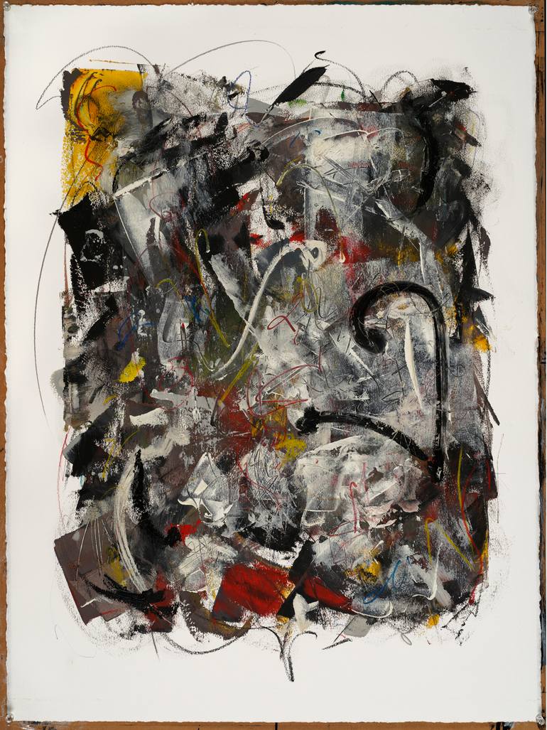 Original Abstract Expressionism Abstract Painting by Mary Ness