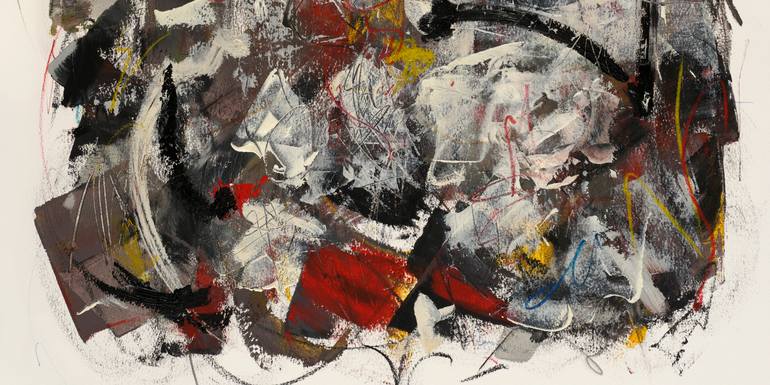 Original Abstract Expressionism Abstract Painting by Mary Ness