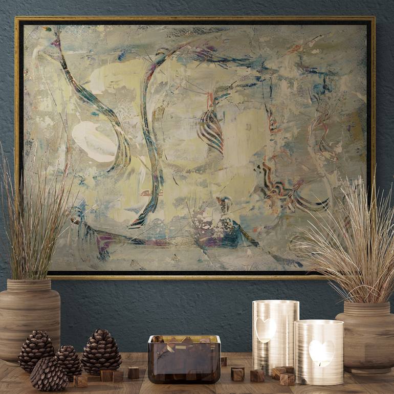 Original Abstract Painting by Mary Ness