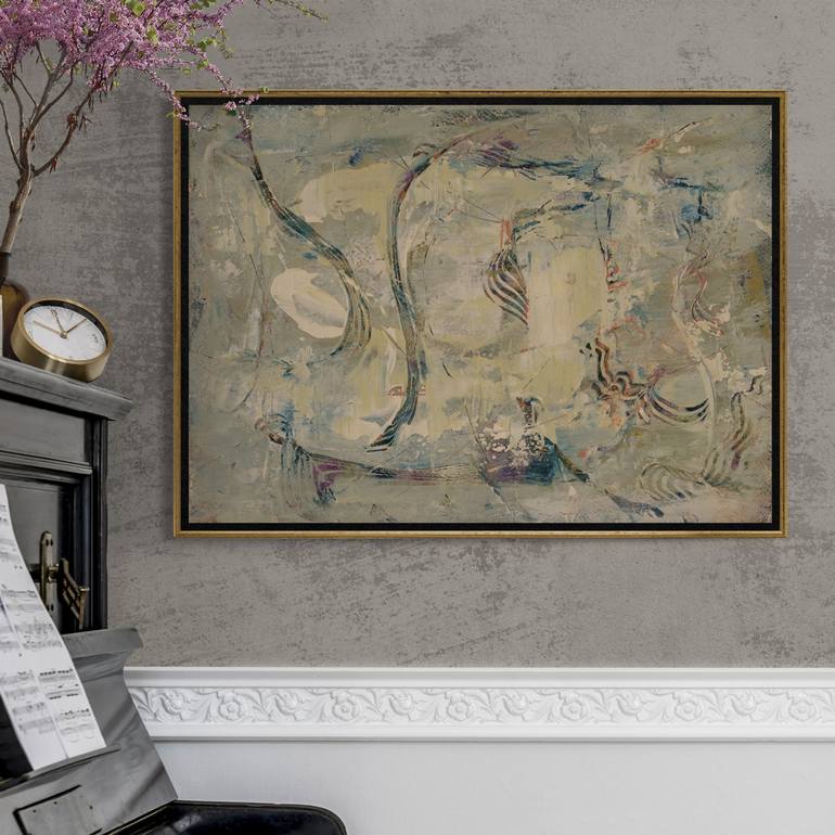 Original Abstract Painting by Mary Ness