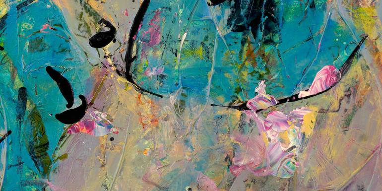 Original Abstract Expressionism Abstract Painting by Mary Ness