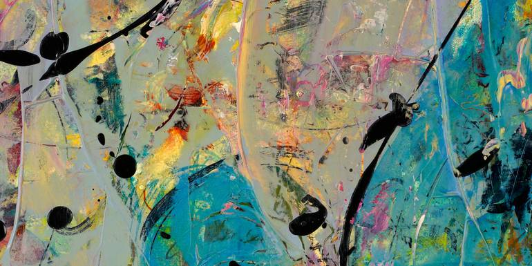 Original Abstract Expressionism Abstract Painting by Mary Ness